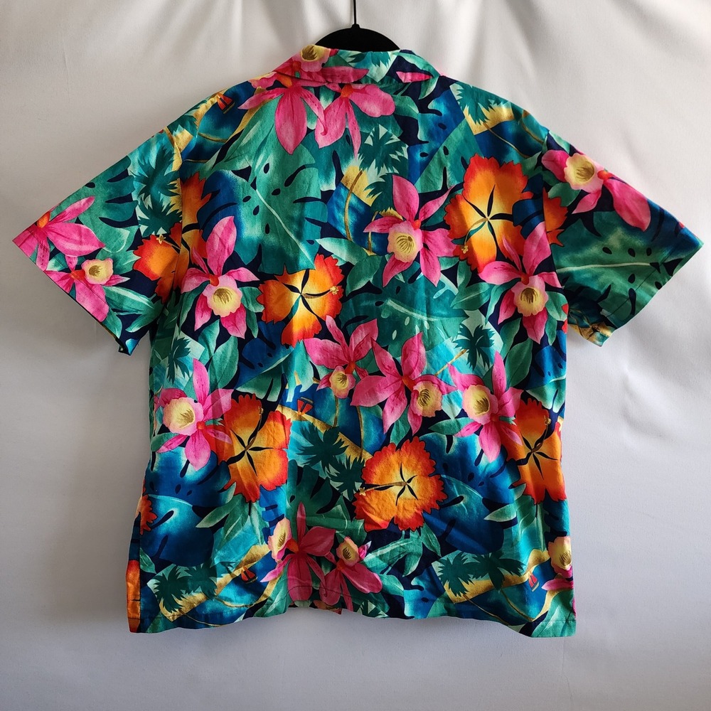 Hilo Hattie Hawaiian Original Floral Short Sleeve Shirt and Shorts Set Large - Picture 3 of 12